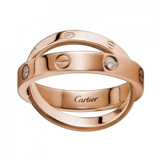 [까르띠에] 러브링 다이아몬드 로즈 골드 B4215600 커플링 - ca0019z Cartier Love Ring Diamond Rose Gold