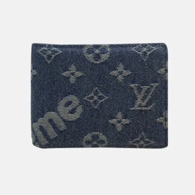 Louis Vuitton 2018 Supreme Brazza Monogram Wallet M66540 - 루이비통 브라짜 월릿 반지갑 LOU0175 11.5CM