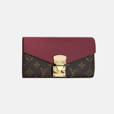Louis Vuitton 2018 Pallas Wallet Women Clutch Wallet Noir M58413 - 루이비통 팔라스 월릿, 루이비통 지갑 LOU0264 19CM
