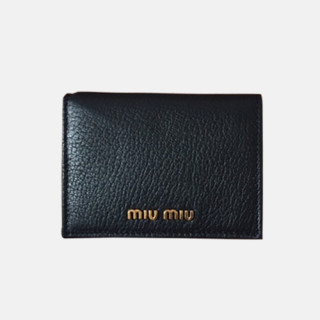 MiuMiu 2018 Ladies Matelassé Nappa Leather Wallet 5MV204 - 미우미우 마테라쎄 반지갑 MIU0011X  8CM