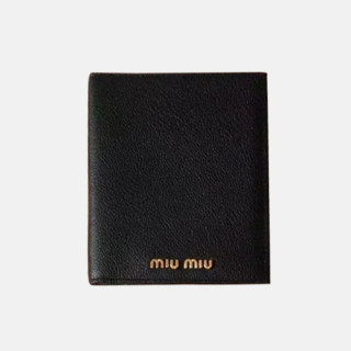 MiuMiu 2018 Ladies Leather Passport Holder 5MD001 - 미우미우 여권지갑 여권케이스 5M D001 MIU0037X  13.5CM