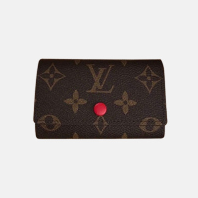 Louis Vuitton 2018 Canvas 6 Key Holder Wallet M61285 - 루이비통 여성 모노그램 6키 홀더 LOU0369 10CM