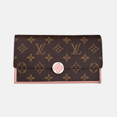 Louis Vuitton 2018 Ladies Monogram Flore Compact Wallet M64586 - 루이비통 모노그램 플로르 컴팩트 월릿 LOU0434 20CM