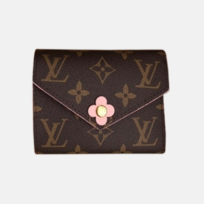 Louis Vuitton 2018 Ladies Flower Victorine Wallet M64203 - 루이비통 플라워 빅토린 월릿 LOU0510 12CM