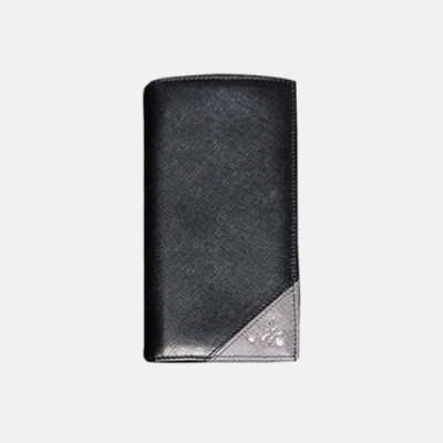 Prada 2018 Mens Saffiano Leather Long Purse 2MV836 - 프라다 남성 신상 사피아노 레더 장지갑 PRA0261 19CM