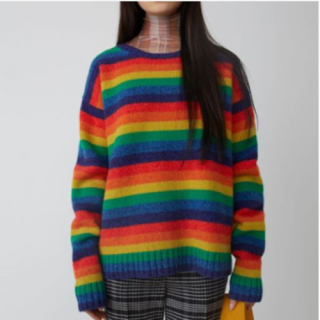 Acne 2018 stripe Round sweater - 아크네 스트라이프 라운드 니트 Acn002x , Size (S - L)