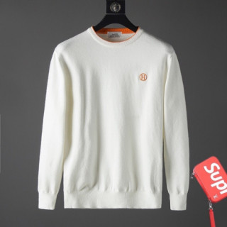 Hermes 2018 Mens Wool Round Sweater - 에르메스 남성 울 라운드 스웨터 Her0052x.Size(m - 3xl).2컬러(화이트/블랙)