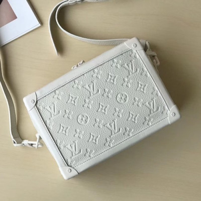 Louis Vuitton MonogramMessenger Box Shoulder Bag,25cm - 루이비통 모노그램 메신저 박스 숄더백 M44427,LOUB0545,25cm,화이트