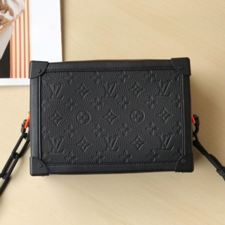 Louis Vuitton MonogramMessenger Box Shoulder Bag,25cm - 루이비통 모노그램 메신저 박스 숄더백 M44427,LOUB0548,25cm,블랙