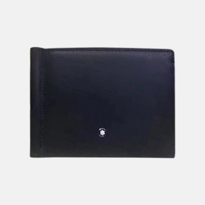 Montblanc 2018 Mens Logo Leather Card Holder - 몽블랑 남성 신상 로고 카드 홀더 Mont0012x.2컬러(블랙/네이비)