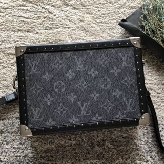 Louis Vuitton Messenger Box Shoulder Bag,23cm - 루이비통 메신저 박스 숄더백 M44157,LOUB0585,23cm,블랙