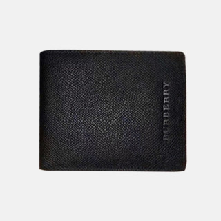 Burberry 2018 Mens Leather Bifold Wallet - 버버리 신상 남성 레더 바이폴드 지갑 Bur0371x.2컬러(블랙/차콜)