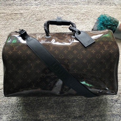 Louis Vuitton Glaze Keepall Bandouliere Bag,50cm - 루이비통 글레이즈 키폴 반둘리에 남성용 여행가방,M43899 ,LOUB0729 ,50 cm,브라운