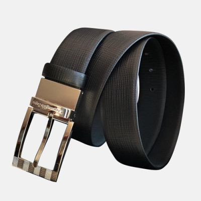 Eremengido Zena 2019 Mens Leather Belt - 제냐 2019 남성 이태리 레더 벨트 Zeg0042x.Size(3.5cm)블랙은장