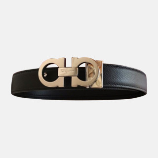 Salvatore Ferragamo 2019 Ladies Gancio Leather Belt - 살바토레 페라가모 여성 간치니 레더 벨트 Fer0106x.Size(2.5CM).블랙은장