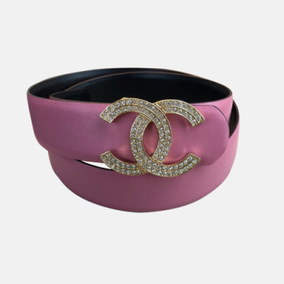 Chanel 2019 Ladies CC Juwel Buckle Leather Belt - 샤넬 여성 CC 쥬얼리 버클 레더 벨트 Cnl0144x.Size(3.0CM).핫핑크