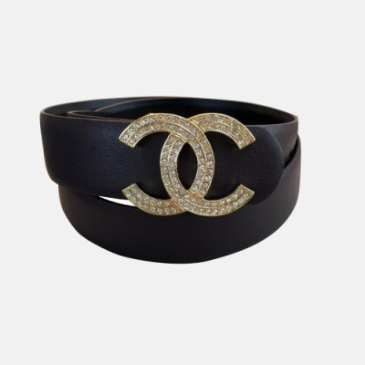 Chanel 2019 Ladies CC Juwel Buckle Leather Belt - 샤넬 여성 CC 쥬얼리 버클 레더 벨트 Cnl0145x.Size(3.0CM).다크브라운