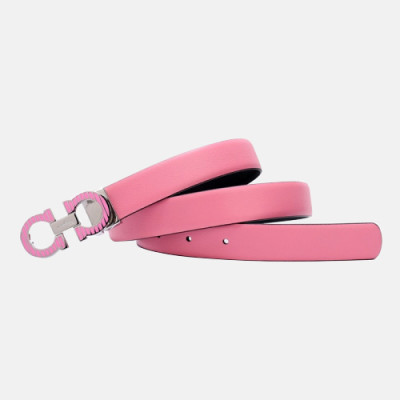 Salvatore Ferragamo 2019 Ladies Gancini Leather Belt - 살바토레 페라가모 여성 간치니 레더 벨트 Fer0117x.Size(2.5CM).핑크