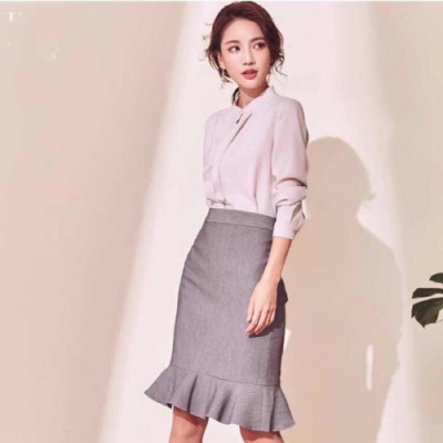 Chanel 2019 Ladies Linen Shirts&Skirt Sets - 샤넬 신상 여성 리넨 셔츠&스커트 세트 Cnl0158x.Size(s - xl).베이지