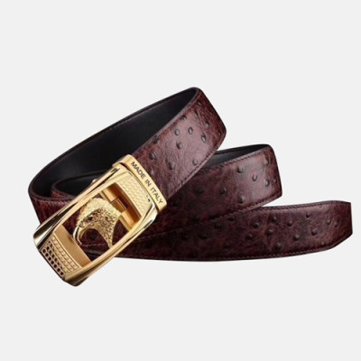 Stefano Ricci 2019 Mens Business Leather Belt - 스테파노리치 남성 비지니스 자동 버클 레더 벨트 Ste0025x.Size(3.5cm).2컬러(블랙은장/브라운금장)