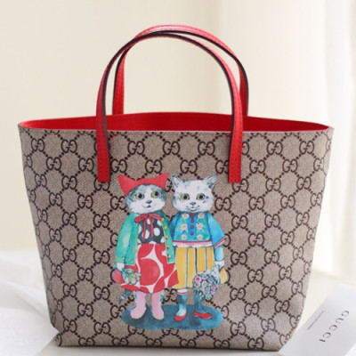 Gucci Supreme Mini Tote Bag,21CM - 구찌 수프림 여성용 토트백 410812,GUB0359,21CM,브라운