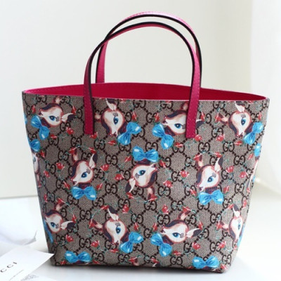 Gucci Supreme Mini Tote Bag,21CM - 구찌 수프림 여성용 토트백 410812,GUB0361,21CM,브라운