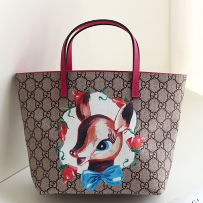Gucci Supreme Mini Tote Bag,21CM - 구찌 수프림 여성용 토트백 410812,GUB0362,21CM,브라운