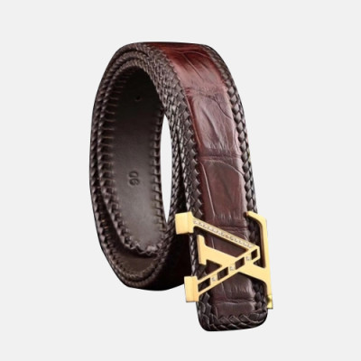 Louis vuitton 2019 Mens Initial Logo Leather Belt - 루이비통 남성 이니셜 로고 버클 레더 벨트 Lou0772x.Size(5.0cm).2컬러(블랙은장/브라운금장)