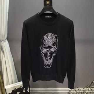 Alexander McQueen  2019 Mens Crew -neck Sweater - 알렉산더 맥퀸  남성 신상 크루넥 스웨터 Qeen0044x.Size(m - 3xl).블랙