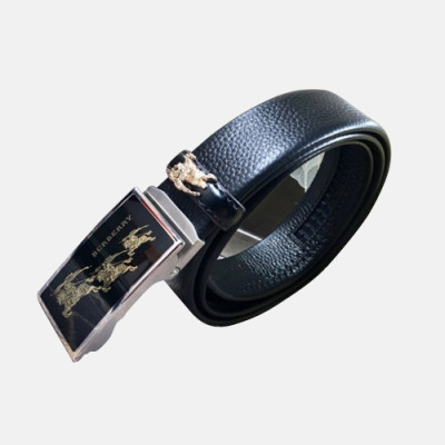 Burberry 2019 Mens Box Logo Business Leather Belt - 버버리 남성 박스 로고 비지니스 레더 벨트 Bur0522x.Size(3.5CM).블랙은장