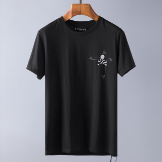 Mastermind Japan 2019 Mens Cruz Skull Cotton Short Sleeved T-shirt - 마스터마인드재팬 남성 크루즈 스컬 코튼 반팔티 Mas004x.Size(s - xl).2컬러(블랙/화이트)