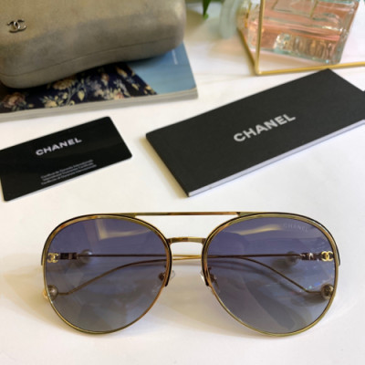Chanel 2019 Womens Pearl Retro Metal Frame Sunglasses - 샤넬 여성 진주 레트로 메탈 프레임 선글라스 Cnl0386x.3컬러