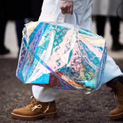 [시선강탈!!유니크&트랜디한 여행가방 ]Louis Vuitton 2019 PVC Keepall Bandouliere Bag,50cm - 루이비통 2019 PVC 키폴 반둘리에 남여공용 여행가방,M53271,LOUB1184 ,50 cm,멀티