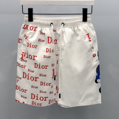 Dior 2019 Mens Logo Casual Training Half Pants - 디올 남성 로고 캐쥬얼 트레이닝 반바지 Dio0221x.Size(m - 3xl).화이트