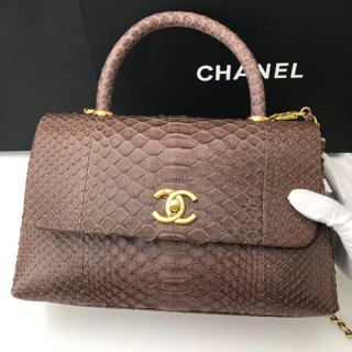 Chanel 2019 Chain Handle Shoulder Bag,29CM - 샤넬 2019 체인 핸들 숄더백,CHAB0660,29CM,브라운