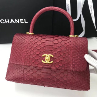 Chanel 2019 Chain Handle Shoulder Bag,29CM - 샤넬 2019 체인 핸들 숄더백,CHAB0662,29CM,와인