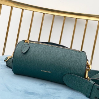 Burberry 2019  Leather  Belt Bag, 21cm - 버버리 2019  레더 남여공용 벨트백 ,BURB0135,21cm,그린