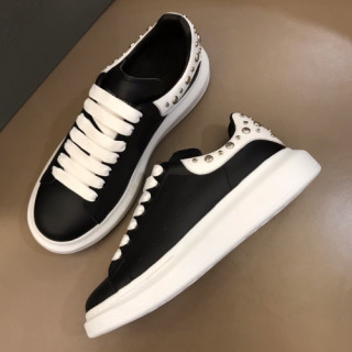 Alexander McQueen 2019 Couple New Oversol Sneakers Black/White - 알렉산더맥퀸 2019 커플 오버솔 스니커즈 Qeen0061x.Size (225 - 270).블랙