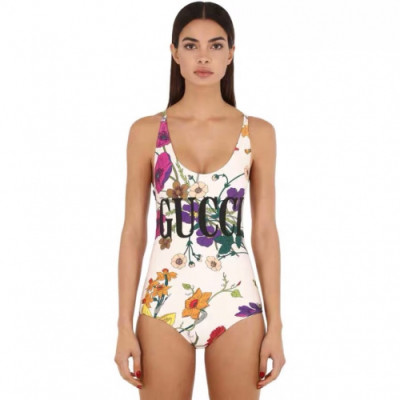 Gucci 2019 Womens Logo Swimming Suit - 구찌 여성 로고 수영복 Guc01122x.Size(s - l).화이트