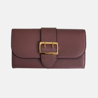 Burberry 2019 Buckle Leather Wallet - 버버리 버클 레더 장지갑 BURW0017.Size(19CM).핑크