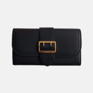 Burberry 2019 Buckle Leather Wallet - 버버리 버클 레더 장지갑 BURW0018.Size(19CM).블랙