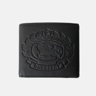 Burberry 2019 Leather Wallet - 버버리 남여공용 레더 반지갑 BURW0028.블랙