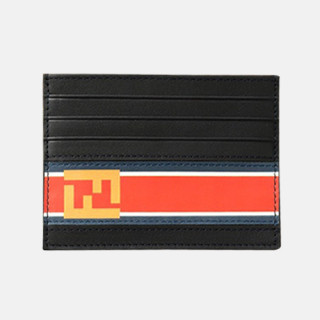 Fendi 2019 Leather Card Purse - 펜디 남여공용 레더 카드 퍼스 FENW0034.Size(10.5cm).다크네이비