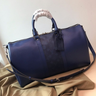 Louis Vuitton 2019 Monogram Keepall Bag,45cm - 루이비통 2019 모노그램 키폴 남여공용 여행가방,M30235,LOUB1301 ,45 cm,블루