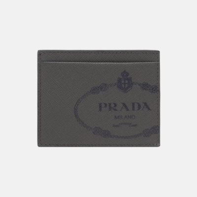 Prada 2019 Saffiano Card Purse 2MC223 - 프라다 사피아노 남여공용 카드 퍼스 PRAW0055,10CM.그레이