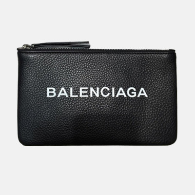 Balenciaga 2019 Leather Coin Purse,19cm - 발렌시아가 2019 레더 남여공용 코인 퍼스 BGW0006,19CM.블랙