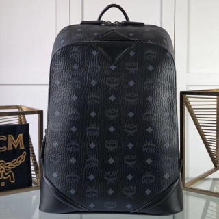MCM 2019 Duke Nappa Back Pack,42cm - 엠씨엠 2019 듀크 나파 남성용 백팩 MCMB0160, 42cm,블랙