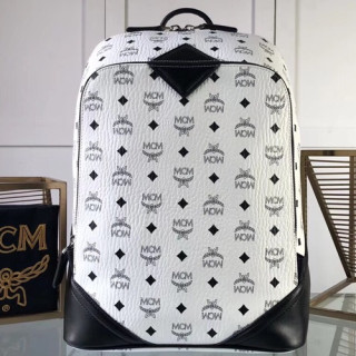 MCM 2019 Duke Nappa Back Pack,42cm - 엠씨엠 2019 듀크 나파 남성용 백팩 MCMB0162, 42cm,화이트