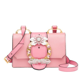 MiuMiu 2019 Lady Shoulder Cross Bag,23cm - 미우미우 2019 레이디 숄더 크로스백,5BH609, MIUB0004 , 23cm,핑크