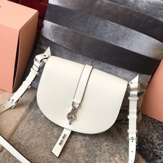 MiuMiu 2019 Shoulder Cross Bag,23.5cm - 미우미우 2019 숄더 크로스백,5BD122, MIUB0180 , 23.5cm,화이트